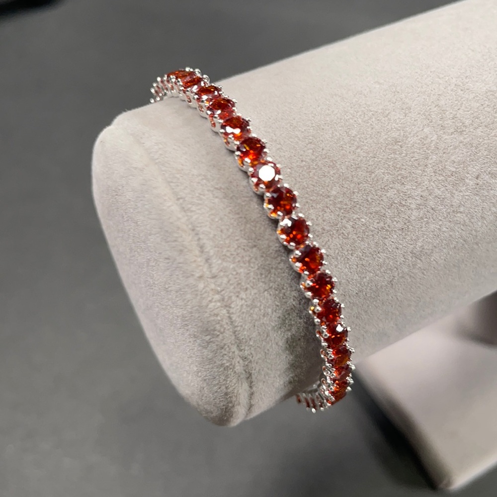 Bangle Gem Bracelet (ruby) - Picture 4 of 5